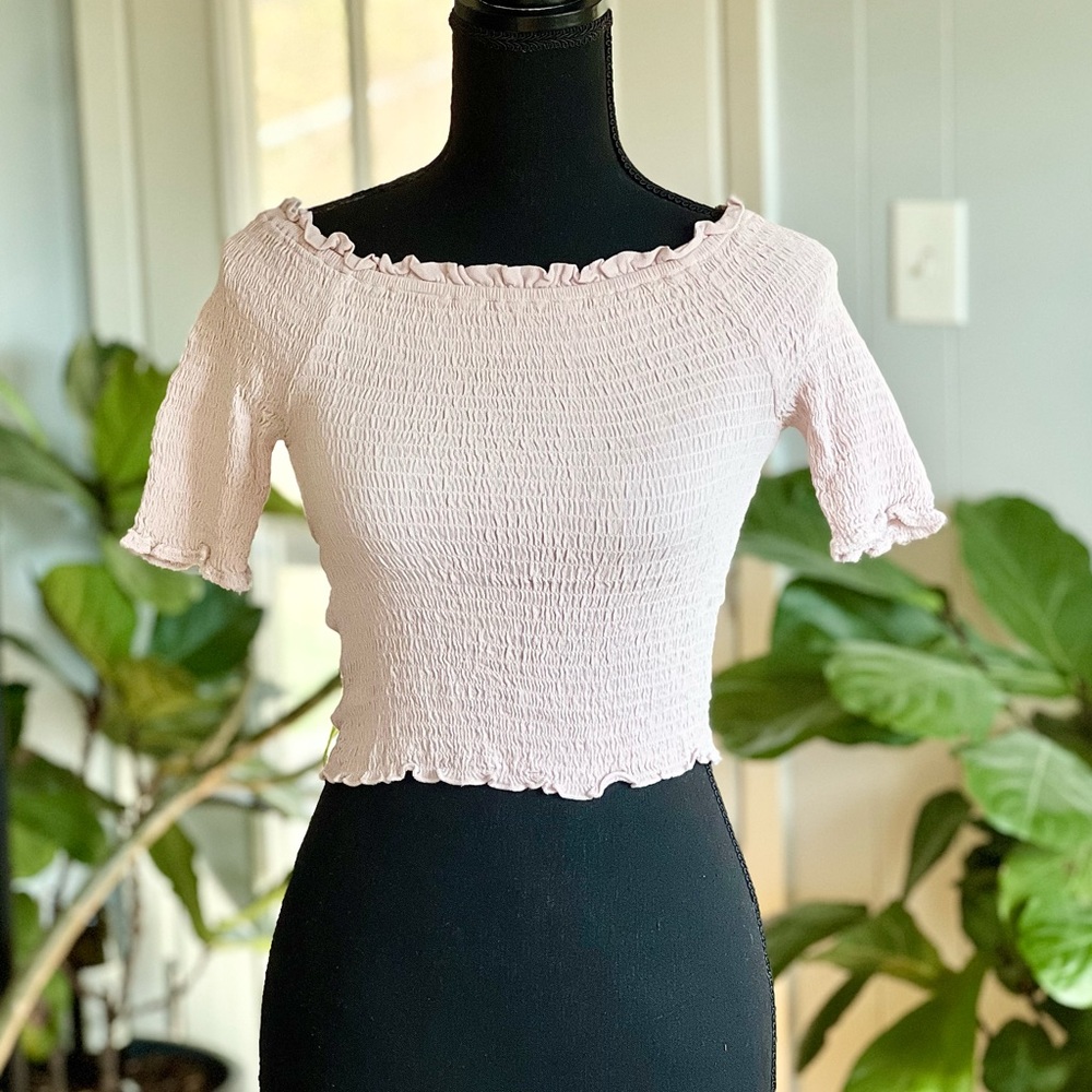 Kendall & Kylie Pale Pink Summer Top Size X Small